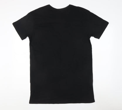 Disney Teens Black Bambi T-Shirt Size 12 Crew Neck
