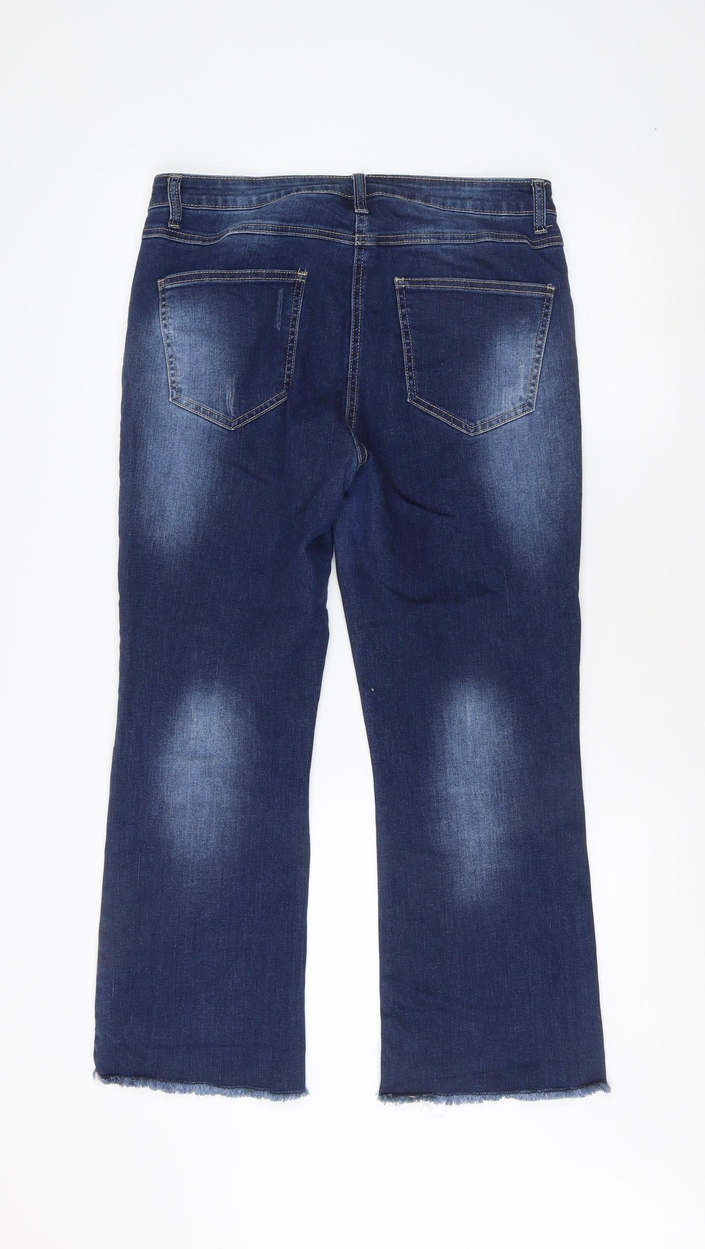 Kaleidoscope Women's Blue Straight Jeans Size 12