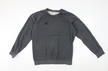 Mens UK Size M adidas Grey Pullover Sweatshirt
