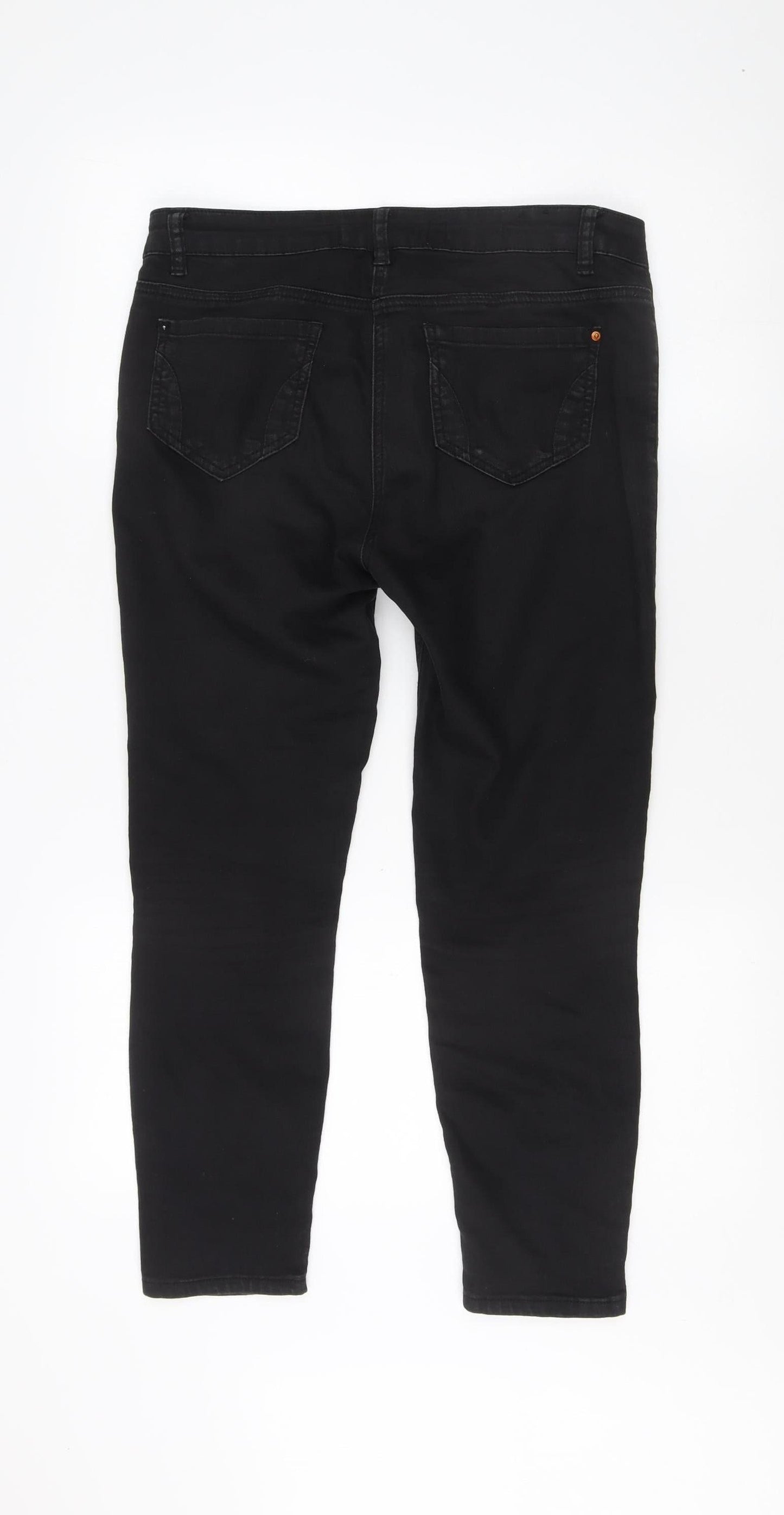 Womens UK Size 12 Yes Yes Slim Fit Skinny Black Jeans