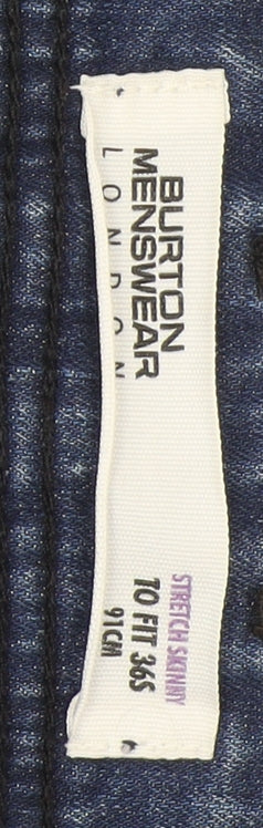 Burton Menswear Blue Skinny Men's Jeans 36 S