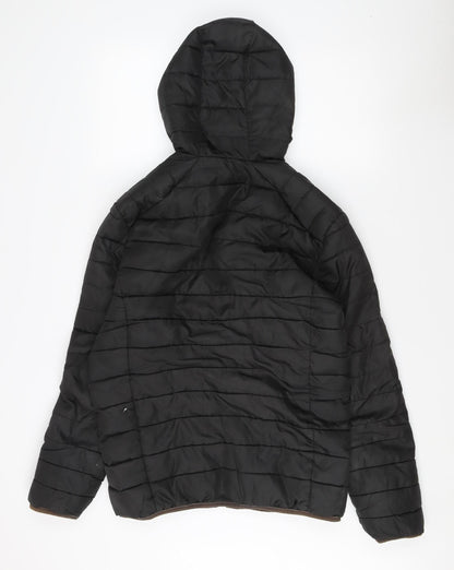 Mens UK Size M ONLY & SONS Black Puffer Jacket
