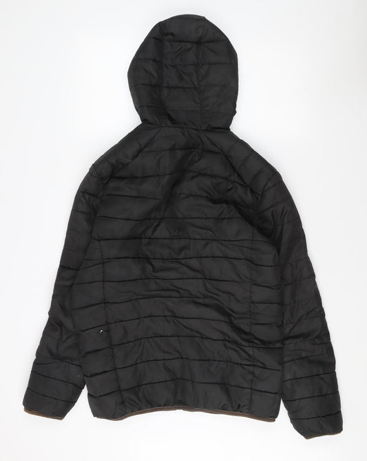 Mens UK Size M ONLY & SONS Black Puffer Jacket
