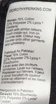 Dorothy Perkins Women's Black Skinny Jeans Size 10