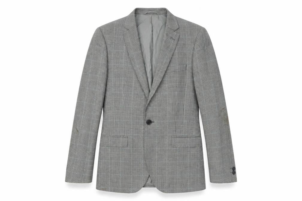 Mens UK Size 38 Moss London Regular Grey Suit Jacket