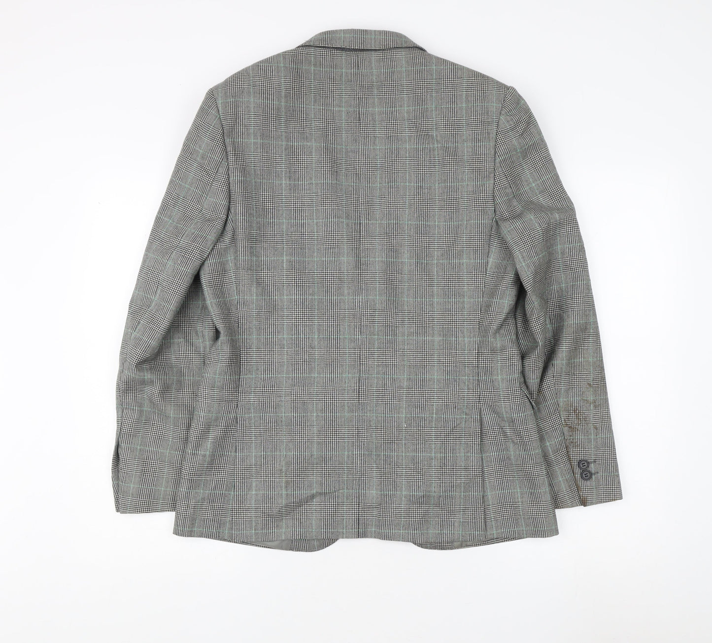 Mens UK Size 38 Moss London Regular Grey Suit Jacket