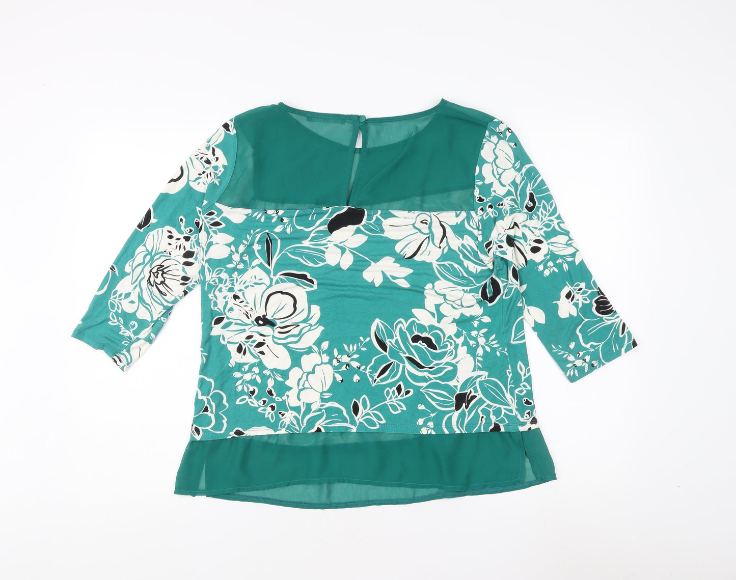 Womens UK Size 16 BHS Green Basic Blouse