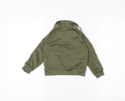 Nike Boys Green Track Jacket 2 Years Full Zip Activewear