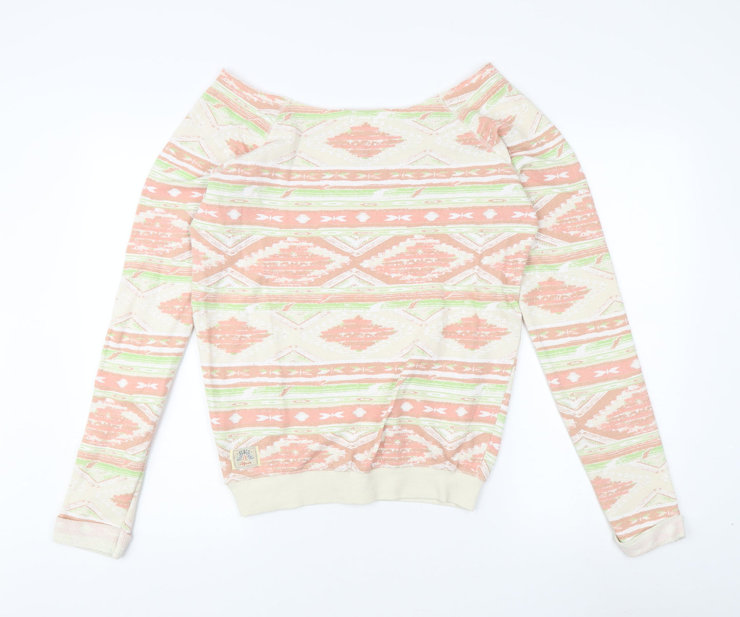 SoulCal & Co Women's Multicoloured Size 8 Geometric Sweatshirt