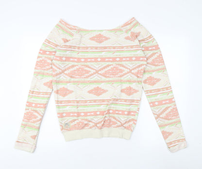 SoulCal & Co Women's Multicoloured Size 8 Geometric Sweatshirt