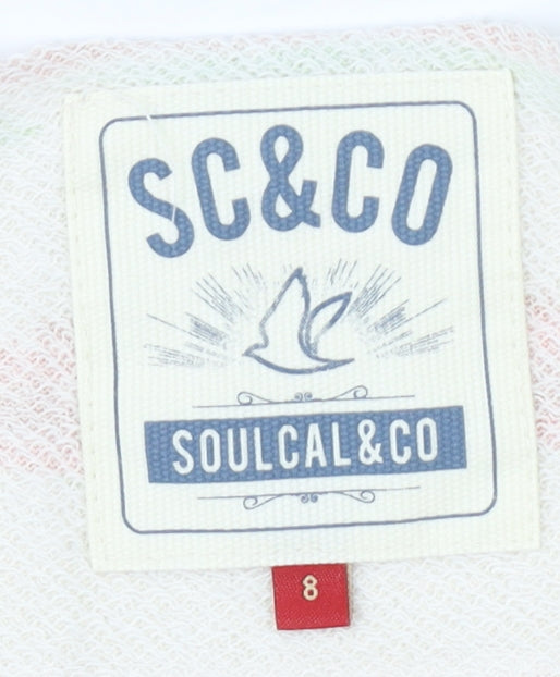 SoulCal & Co Women's Multicoloured Size 8 Geometric Sweatshirt