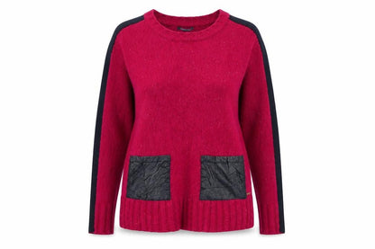 Tommy Hilfiger Women's Pink Pullover S - Wool Blend Classic