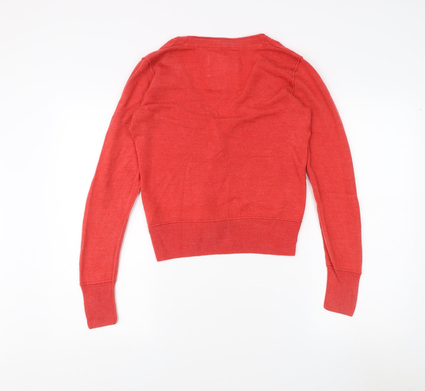 Womens UK Size 12 SoulCal Red Cardigan Jumper