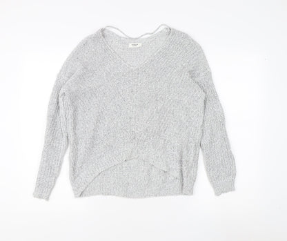 Womens UK Size XS Jacqueline de Yong Grey Pullover Jumper