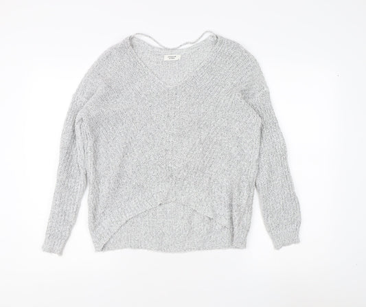 Womens UK Size XS Jacqueline de Yong Grey Pullover Jumper