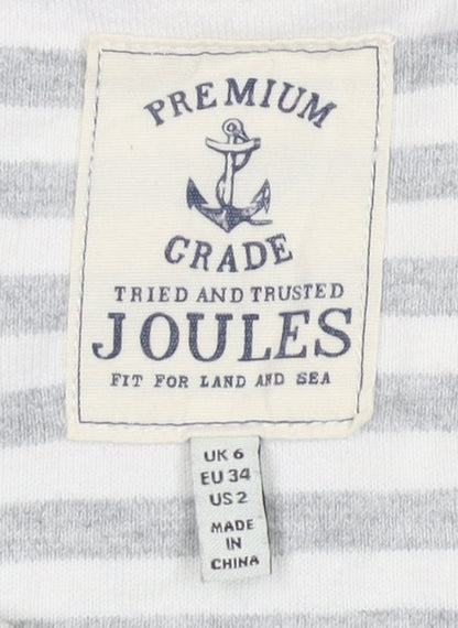 Womens UK Size 6 Joules Multicoloured Basic T-Shirt