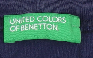 United Colors of Benetton Boys Blue T-Shirt 8-9 Years