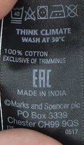 Marks and Spencer Men's Multicoloured Striped Polo S