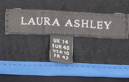 Laura Ashley Women's Black Midi Pencil Skirt, UK 14