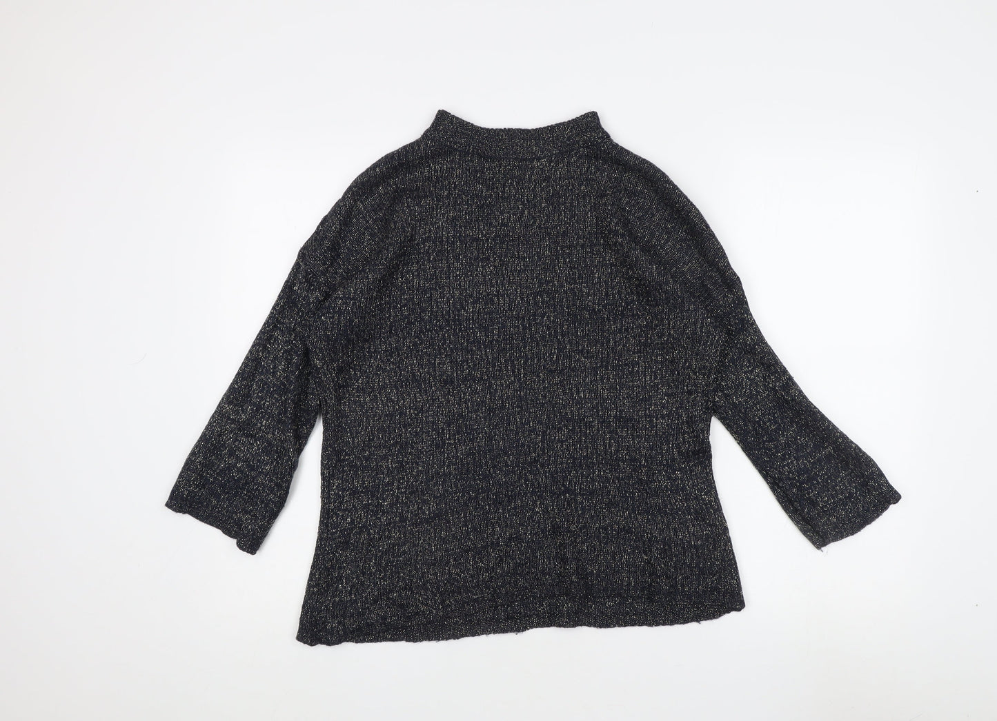 Womens UK Size 12 Warehouse Black Pullover Jumper