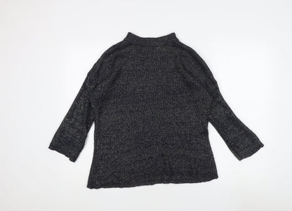Womens UK Size 12 Warehouse Black Pullover Jumper