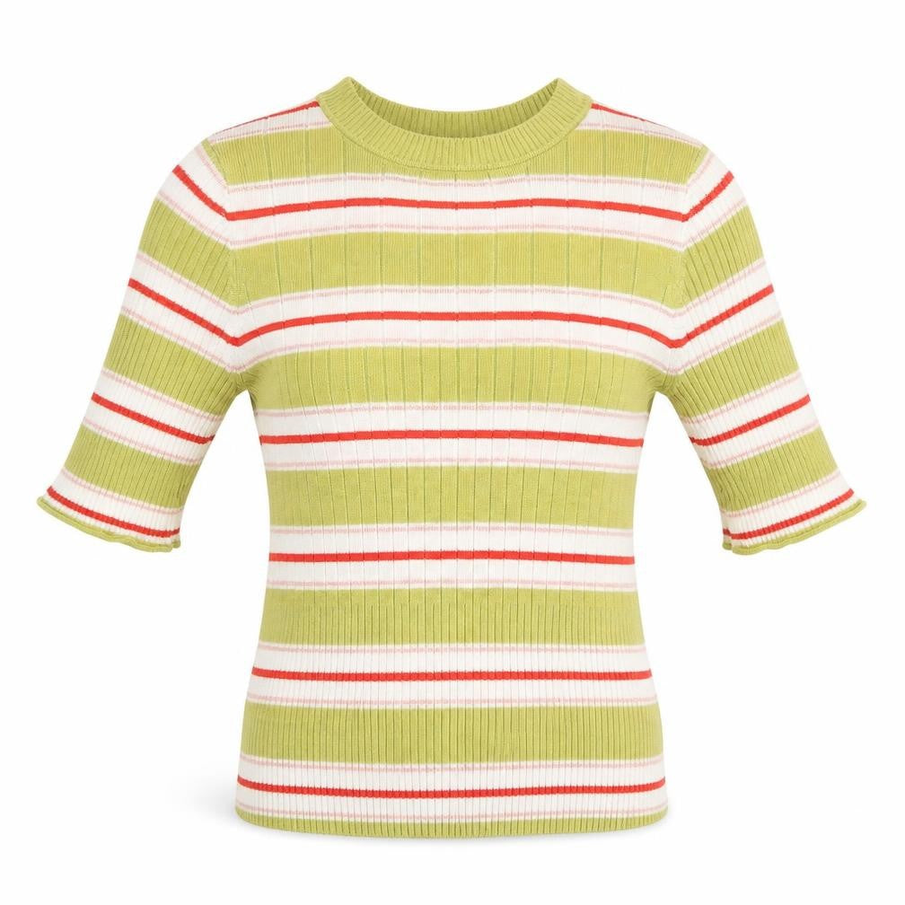 Womens UK Size 8 NEXT Multicoloured Jersey T-Shirt
