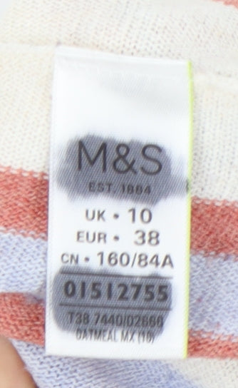 Womens UK Size 10 Marks and Spencer Multicoloured Jumper Jumper