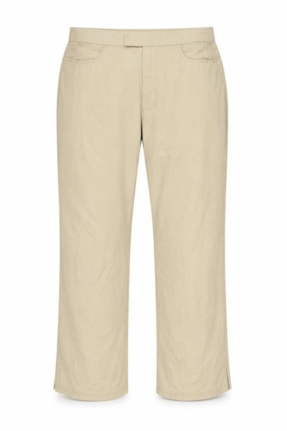 ESPRIT Women's Beige Straight Trousers Size 14