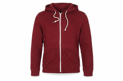 Mens UK Size XS Red Herring Red Full Zip Hoodie