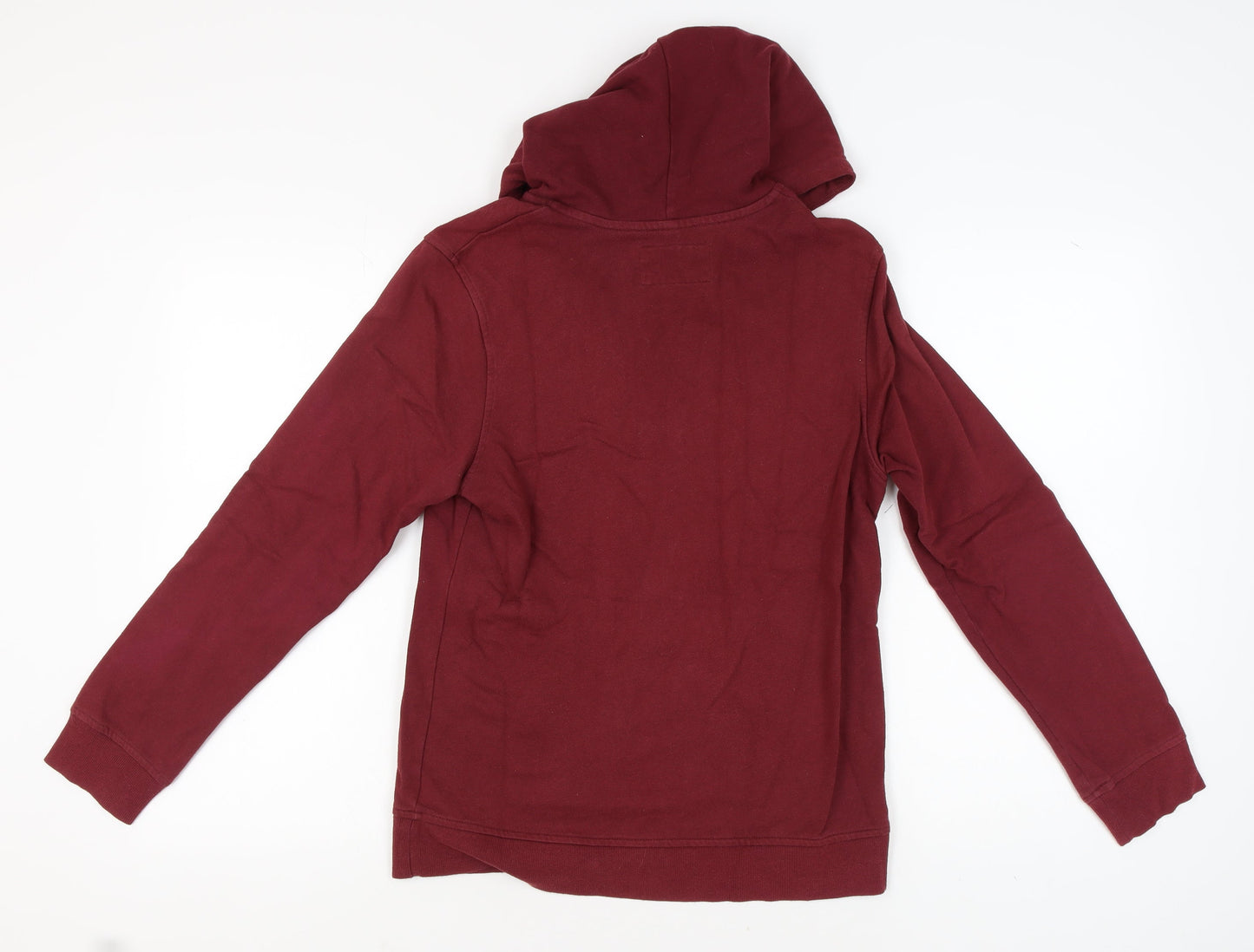 Mens UK Size XS Red Herring Red Full Zip Hoodie