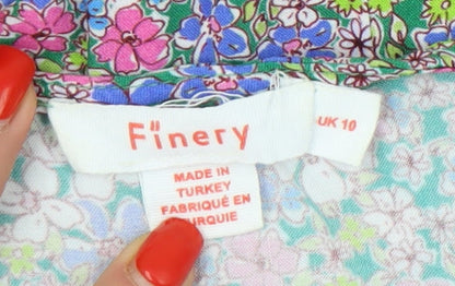 Finery Women's Multicoloured Floral Dress Size 10