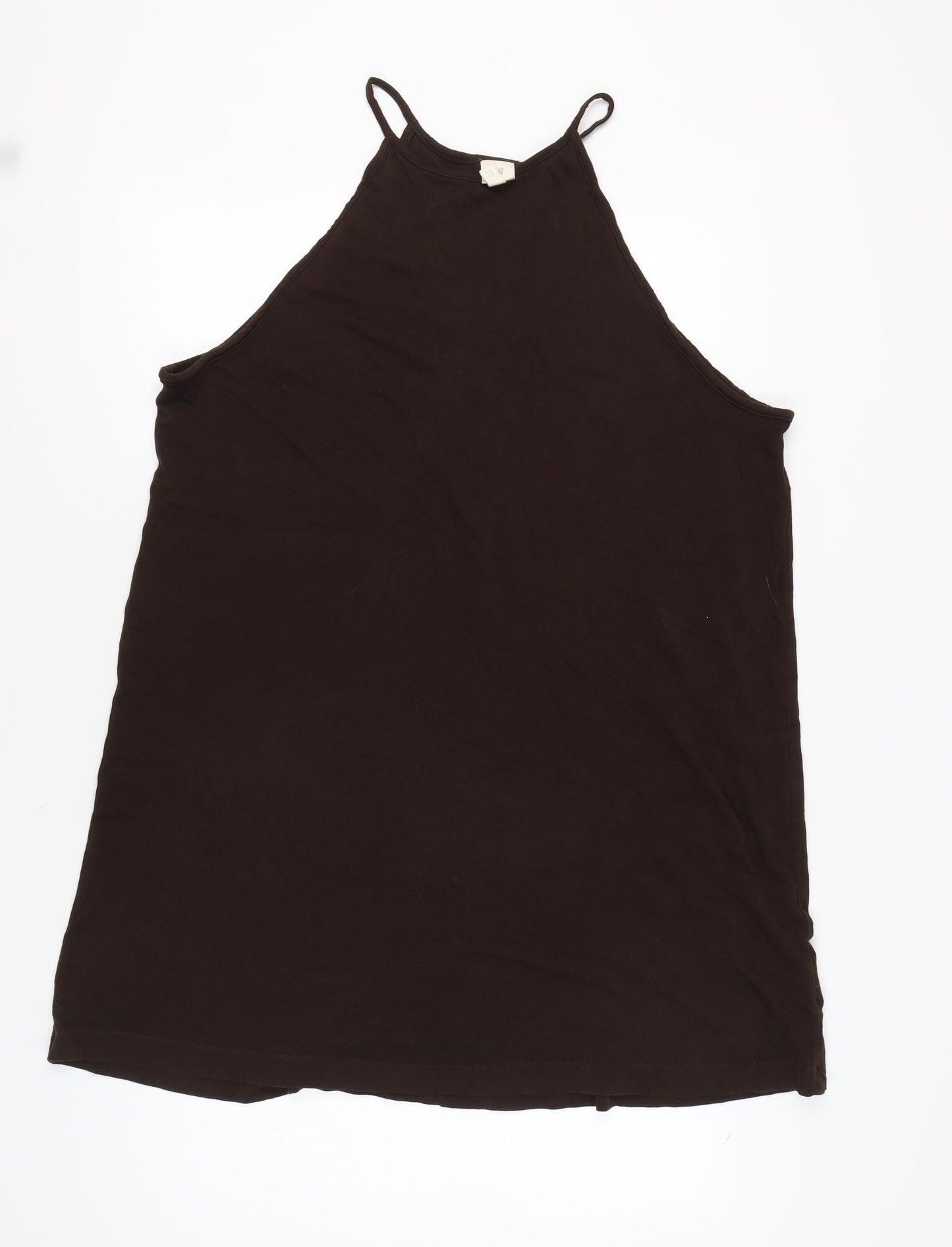 H&M Women's Black Cotton Tank Dress Size 12