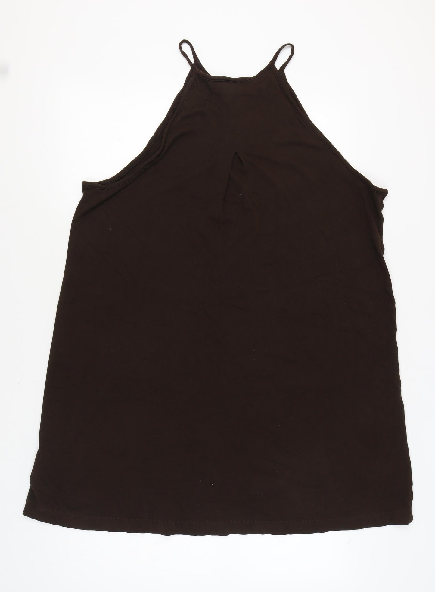 H&M Women's Black Cotton Tank Dress Size 12