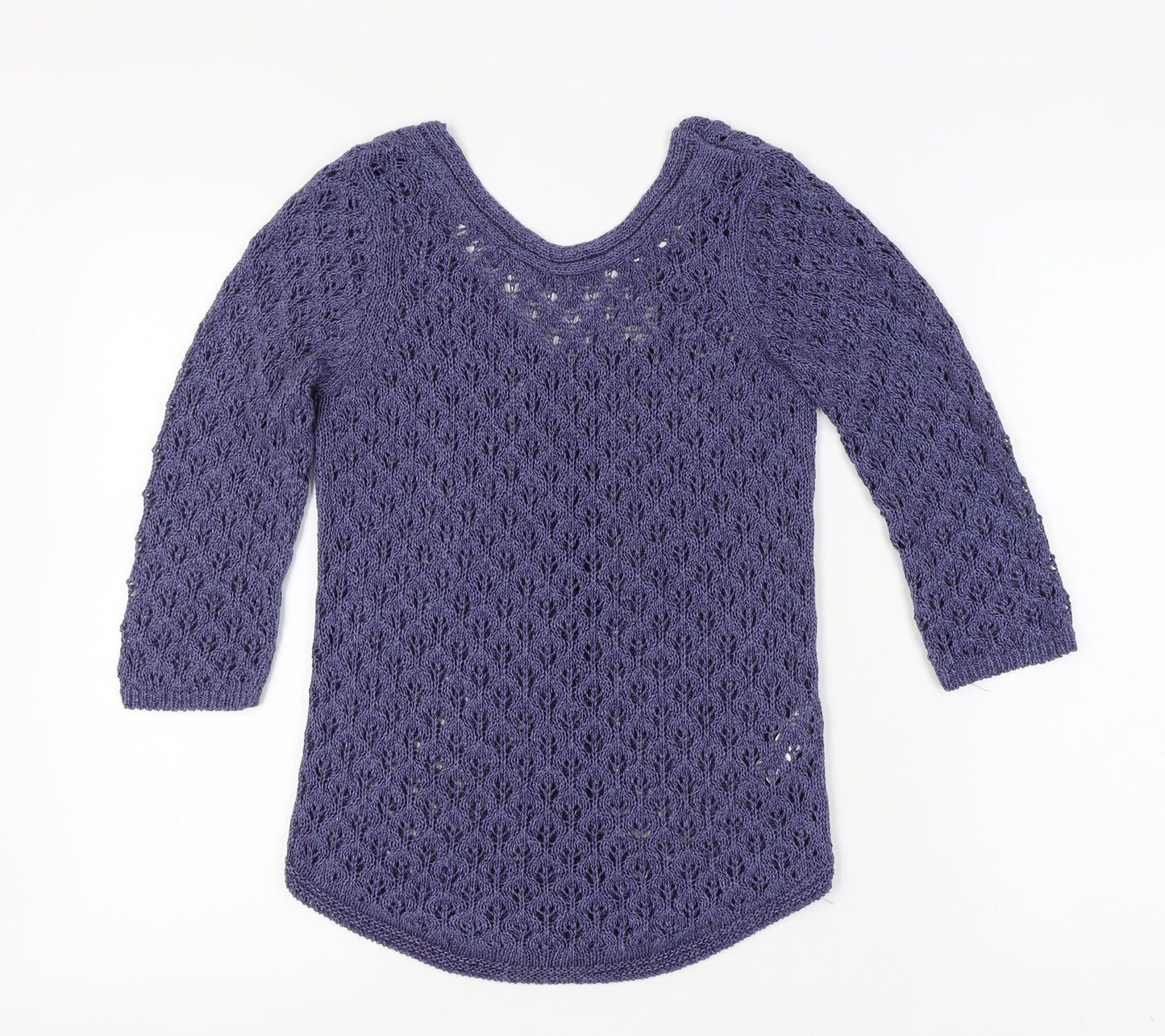 Womens UK Size 8 Monsoon Purple Pullover Jumper