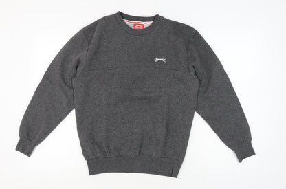Mens UK Size S Slazenger Grey Pullover Sweatshirt