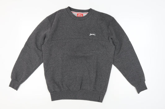 Mens UK Size S Slazenger Grey Pullover Sweatshirt