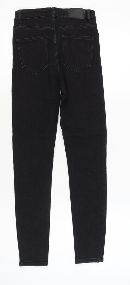 Zara Women's Black Skinny Jeans, Size 10, Slim Fit