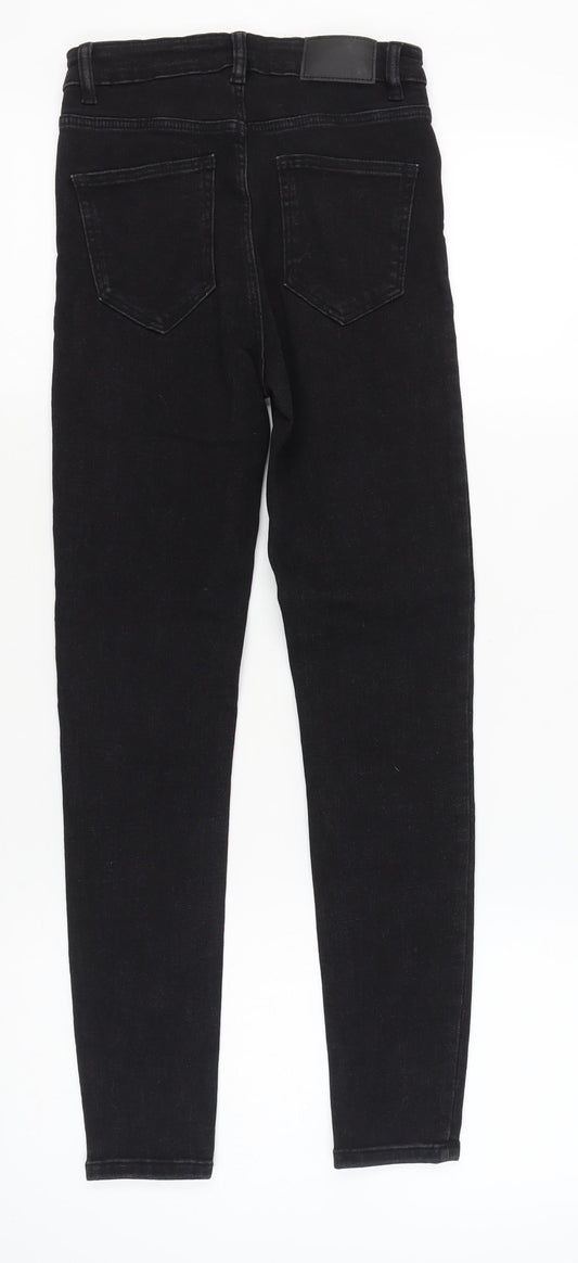 Zara Women's Black Skinny Jeans, Size 10, Slim Fit