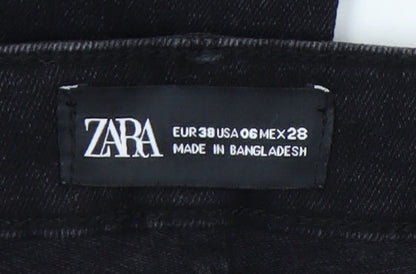 Zara Women's Black Skinny Jeans, Size 10, Slim Fit