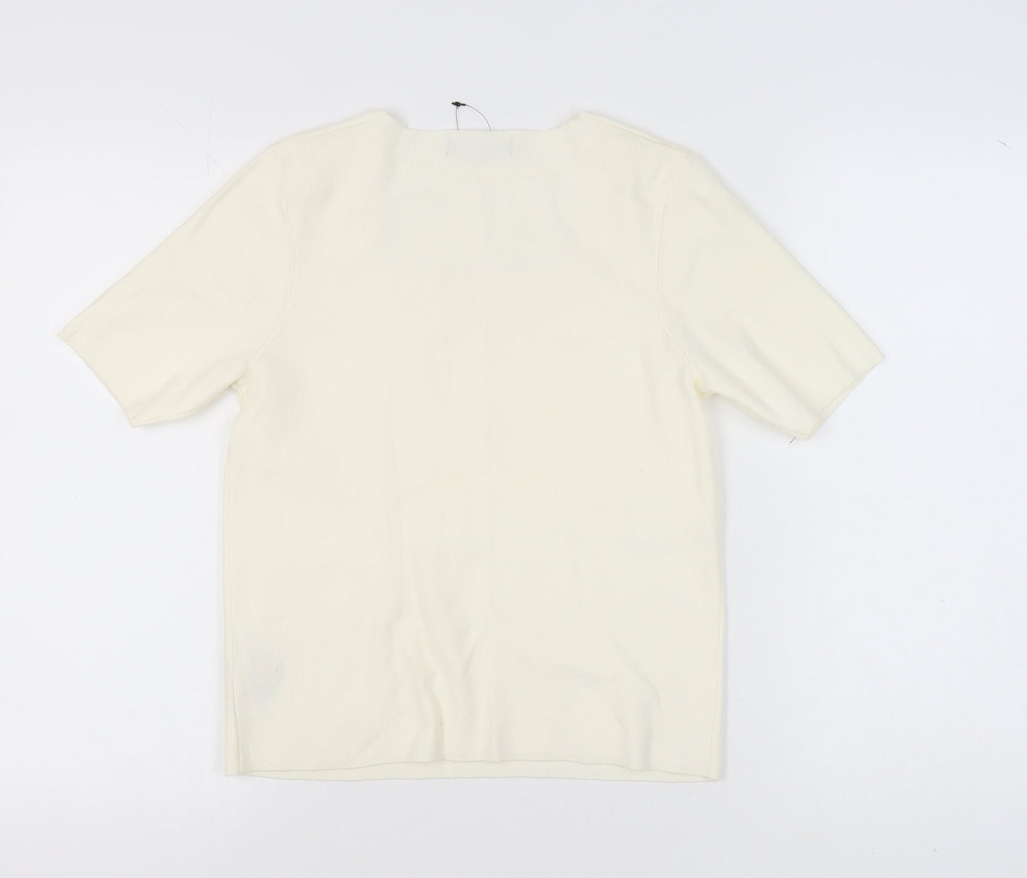 Womens UK Size 14 Marks and Spencer Ivory Pullover Jumper