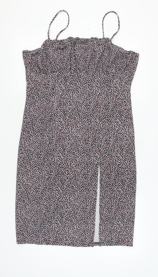 H&M Divided Women's Multicoloured Floral Dress Size 12