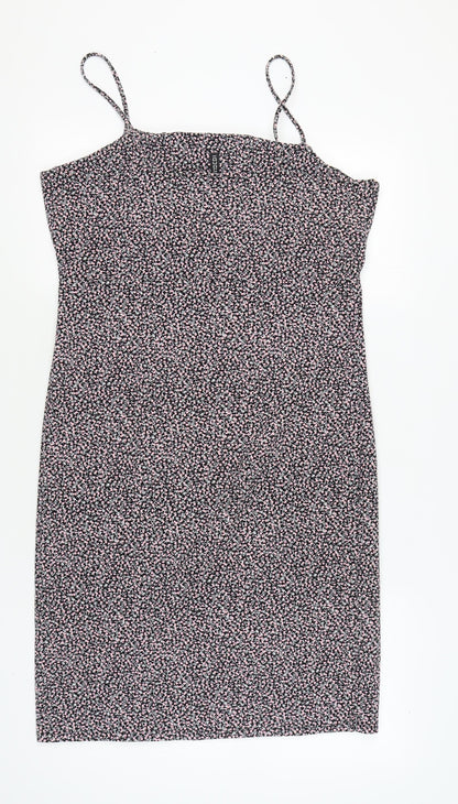 H&M Divided Women's Multicoloured Floral Dress Size 12