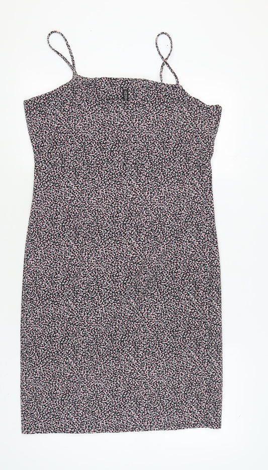 H&M Divided Women's Multicoloured Floral Dress Size 12
