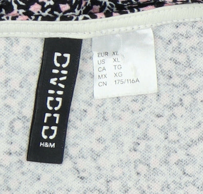 H&M Divided Women's Multicoloured Floral Dress Size 12