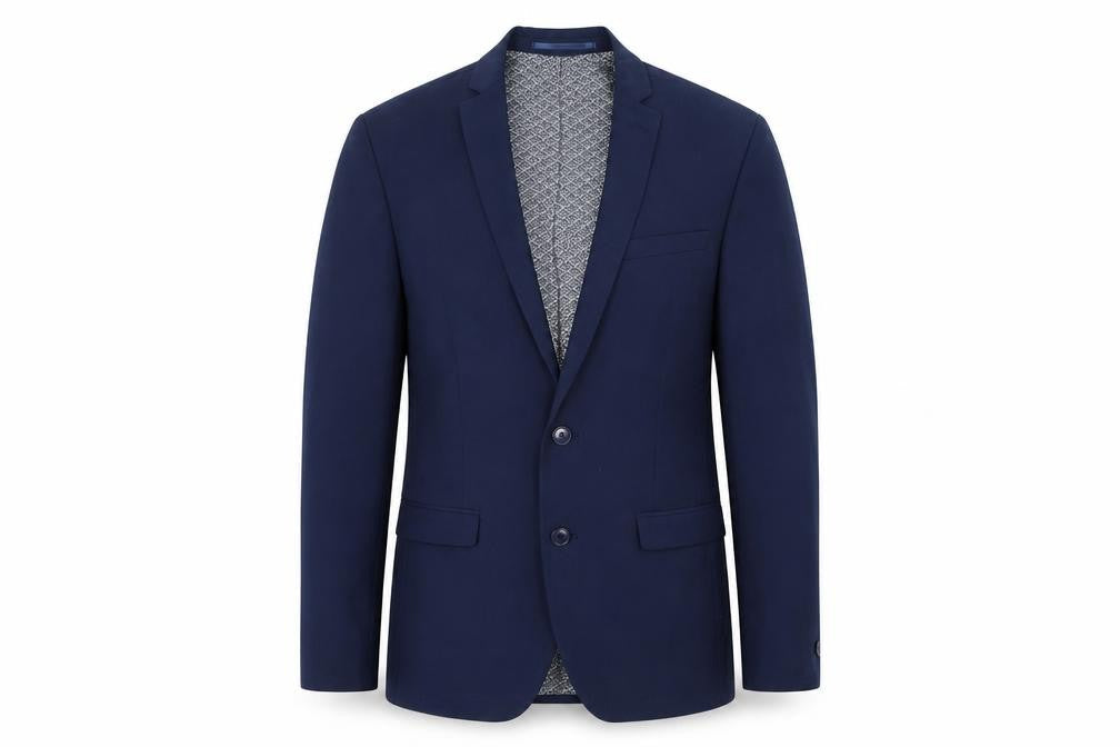 Front view of Red Herring Men's Blue Blazer, size 38R