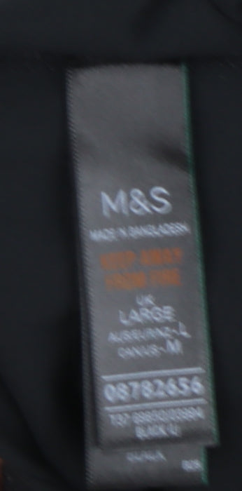 Marks and Spencer Women's Black Playsuit Large