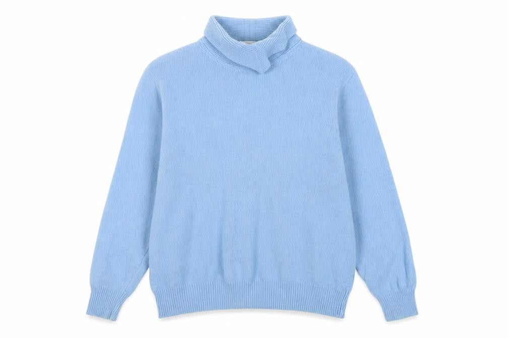 Womens UK Size 12 Poppy Blue Pullover Jumper
