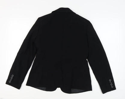 Womens UK Size 12 Planet Regular Black Blazer