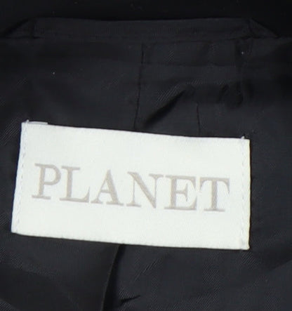 Womens UK Size 12 Planet Regular Black Blazer