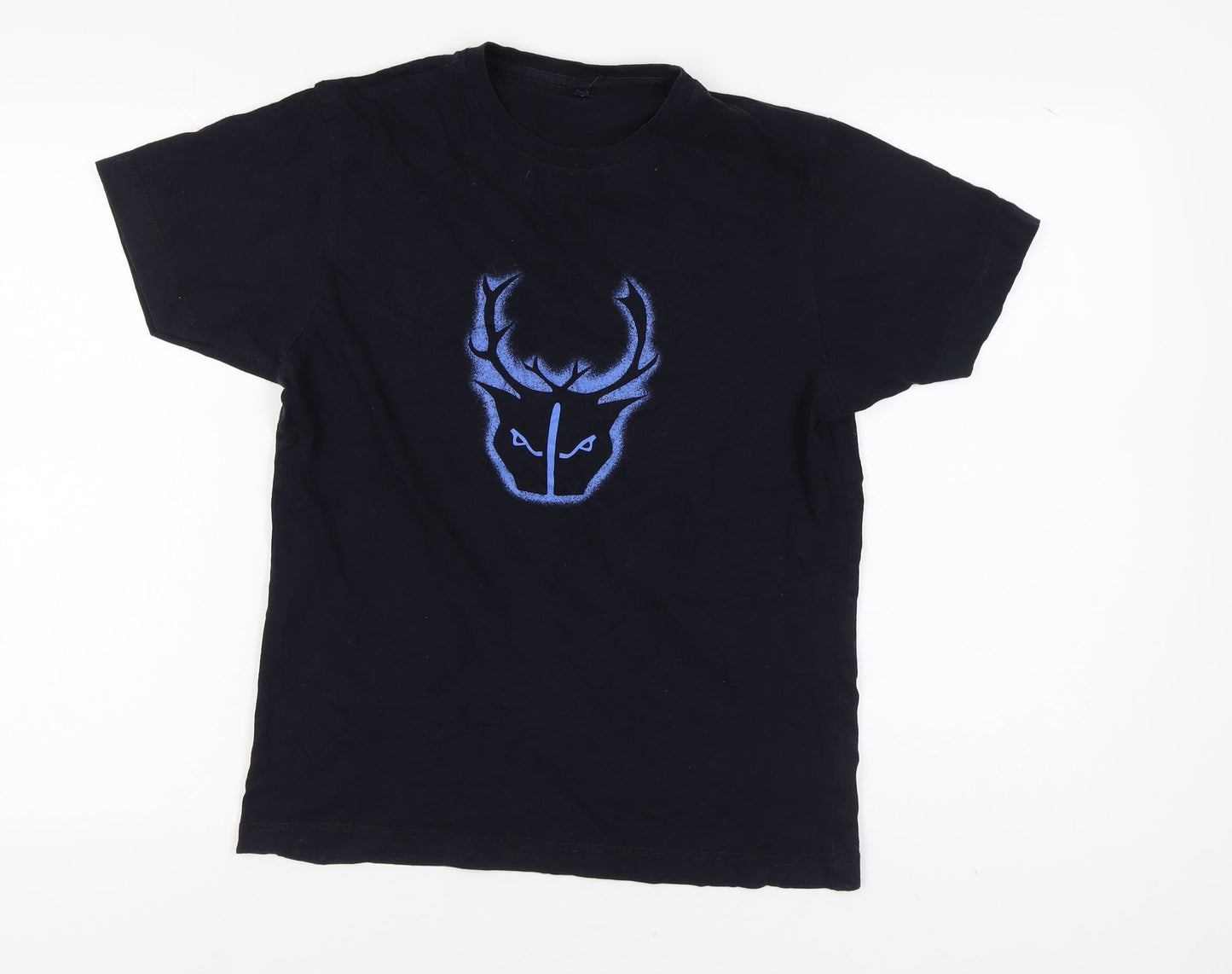Mens UK Size S Continental Black  T-Shirt